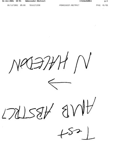 Fax from +151*****011