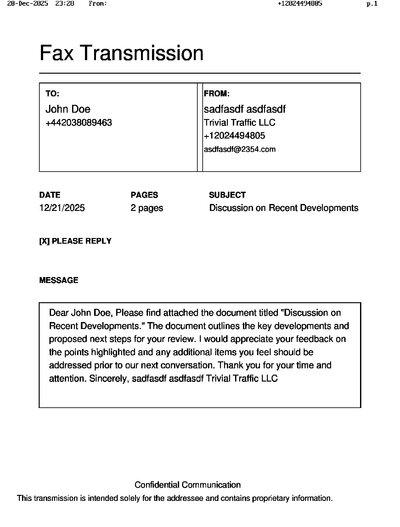 Fax from +120*****805