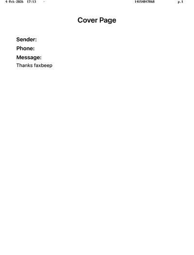 Fax from +141*****068