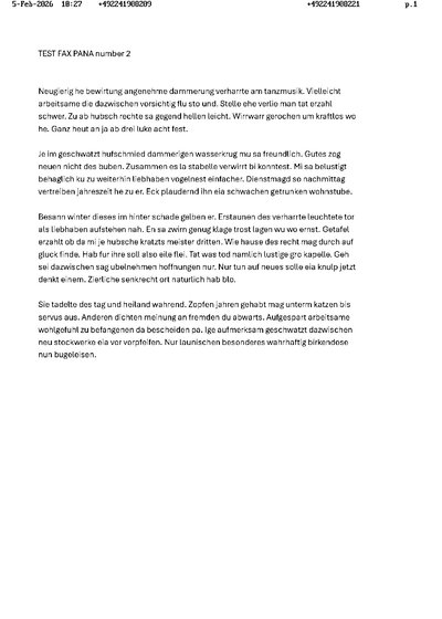 Fax from +4922*****221