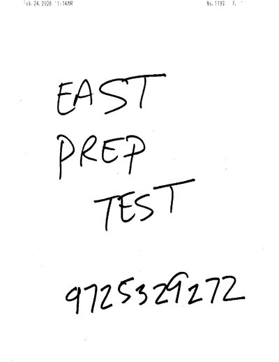 Fax from +954*****91