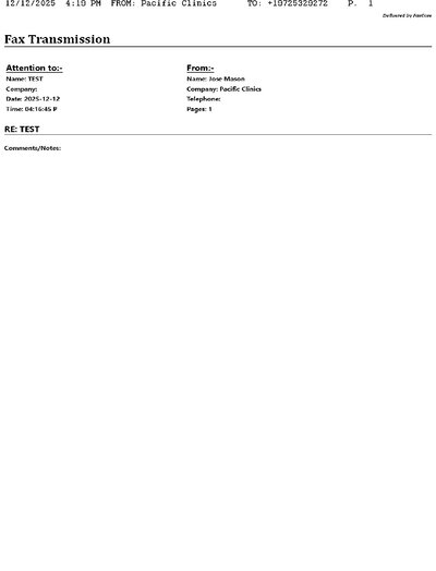 Fax from PacificClinics