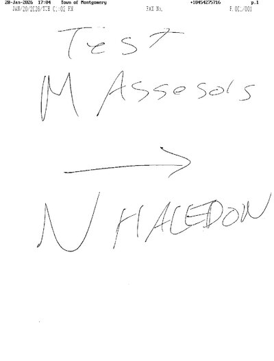 Fax from +184*****716