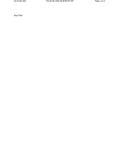 Fax from GerbierElie