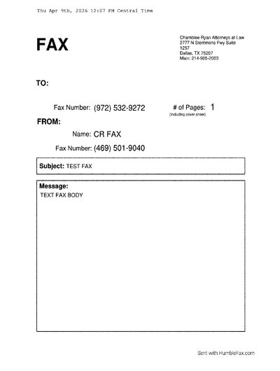 Fax from +469*****40