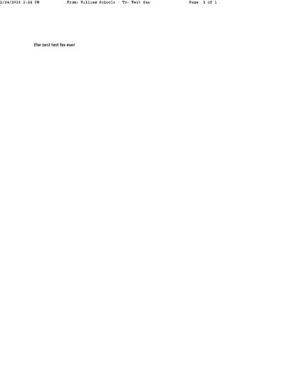Fax from WilliamSchools