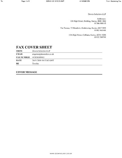 Fax from +4414*****856