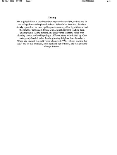 Fax from +166*****873