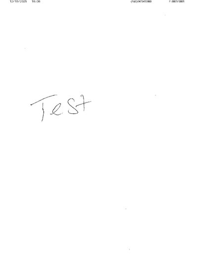 Fax from +847*****60