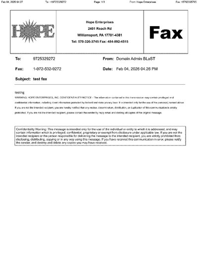 Fax from +157*****795