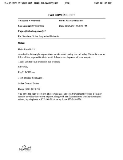 Fax from +303*****99