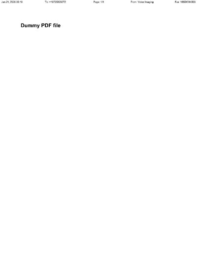 Fax from +185*****509