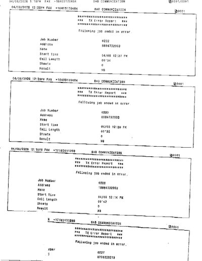 Fax from +164*****464