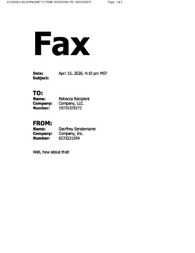 Fax from +623*****04