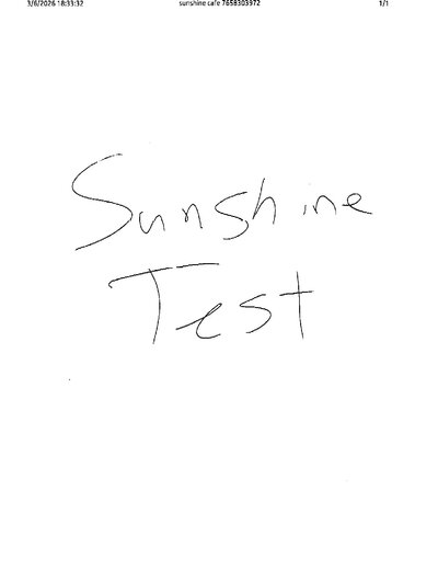 Fax from +765*****72