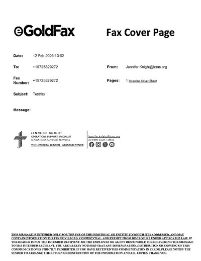 Fax from LutheranChurchMis