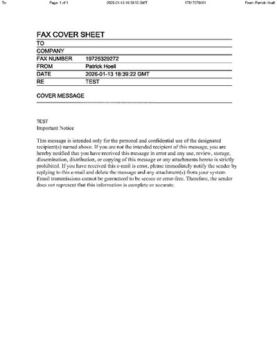 Fax from +178*****461