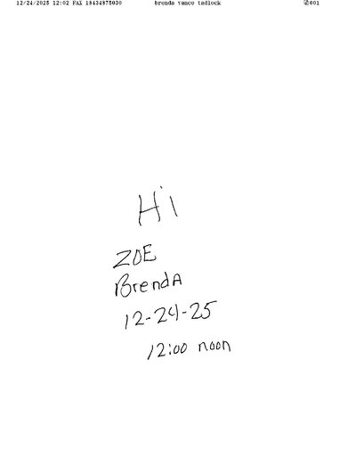 Fax from +184*****030