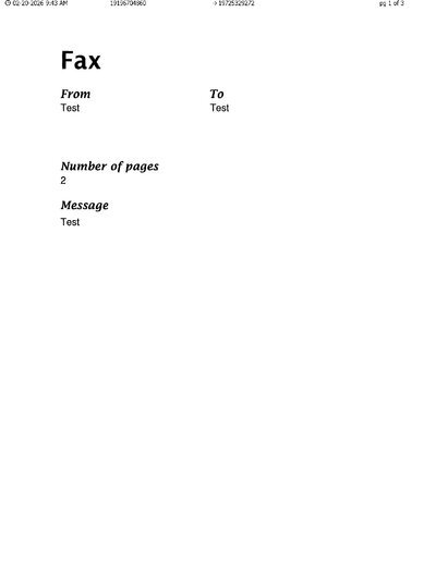 Fax from +191*****860