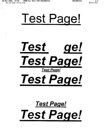 Fax from +386*****25