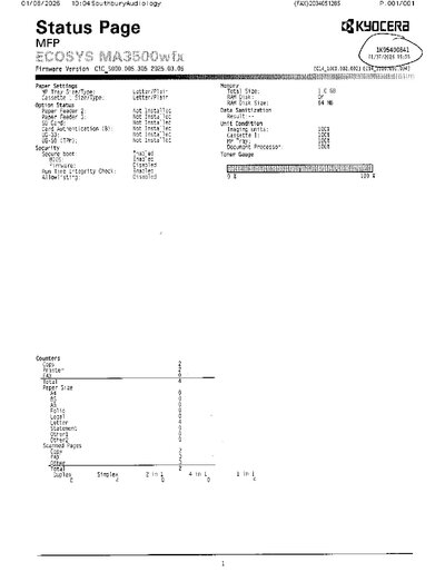 Fax from +203*****85