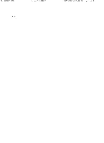 Fax from +954*****47