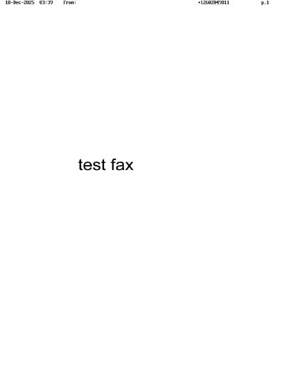 Fax from +126*****811