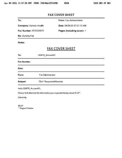 Fax from +303*****99