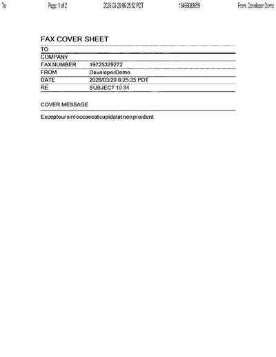 Fax from +194*****659