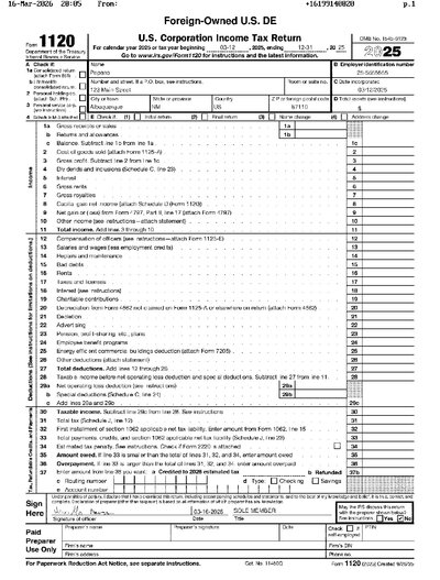 Fax from +161*****020