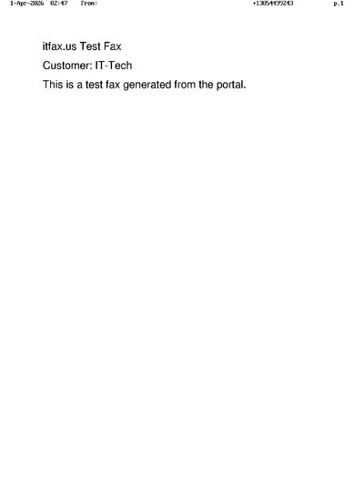 Fax from +138*****243