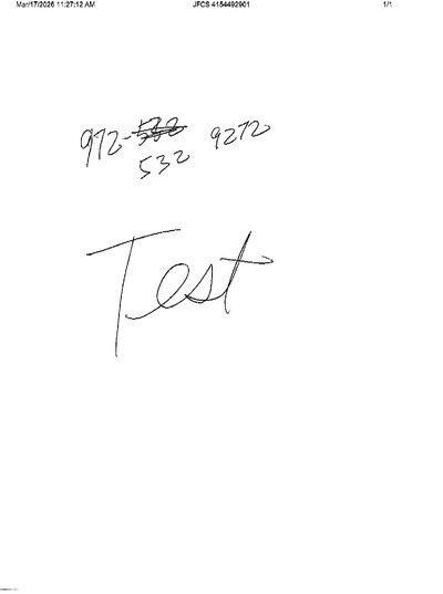 Fax from +415*****01