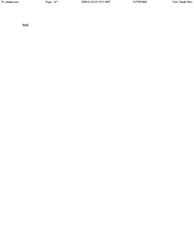 Fax from +134*****663