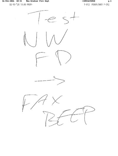 Fax from +184*****850