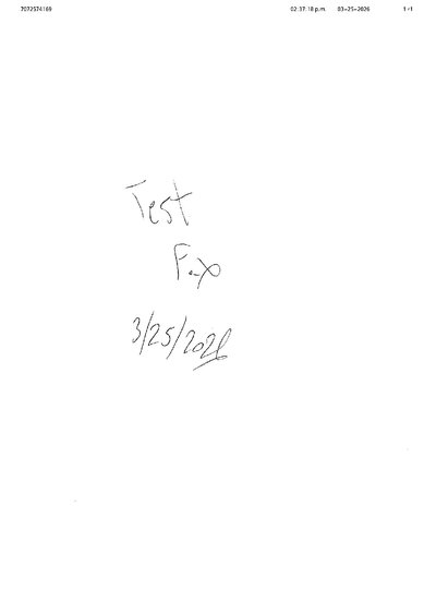 Fax from +707*****69