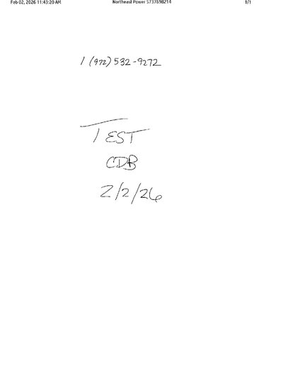 Fax from +573*****14