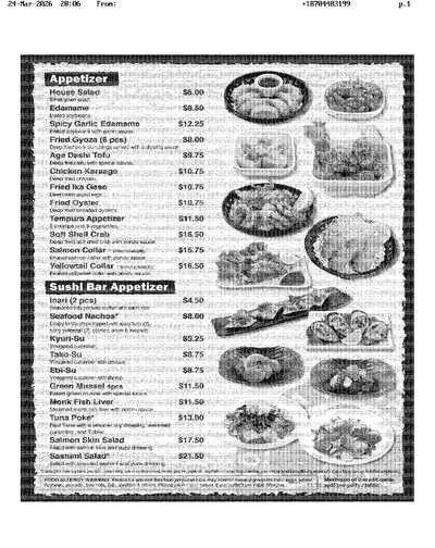 Fax from +187*****199