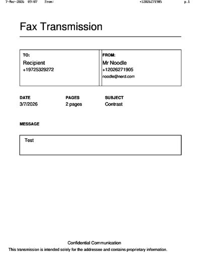 Fax from +120*****905