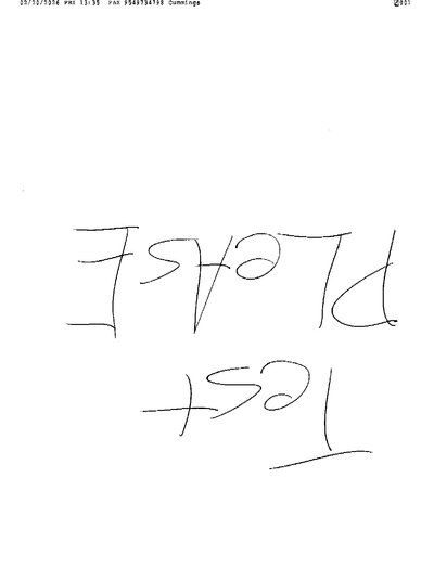 Fax from +954*****98