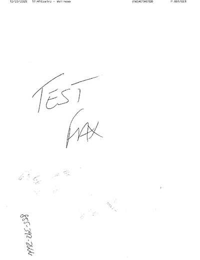 Fax from +401*****20