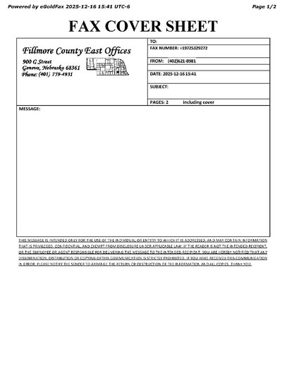 Fax from FillmoreCoCourtho