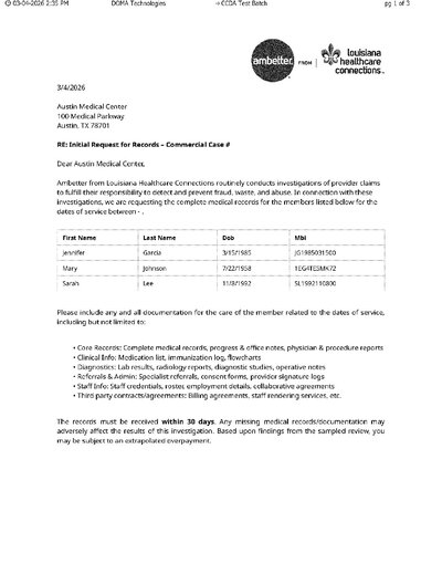 Fax from DOMATechnologies