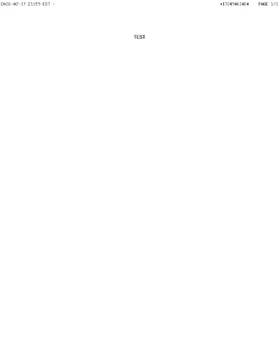 Fax from +172*****484