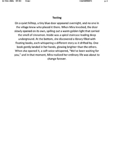 Fax from +166*****873