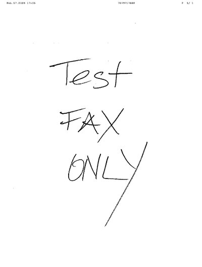 Fax from +707*****88