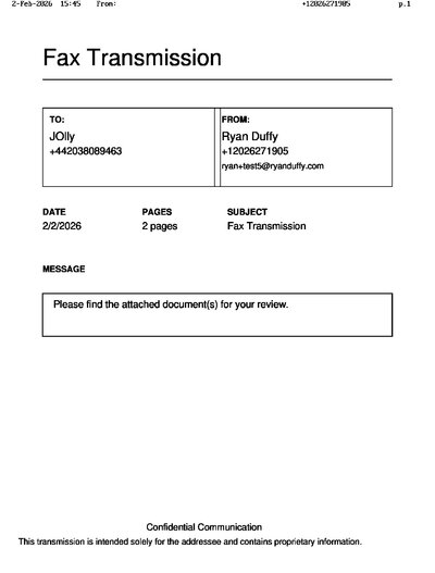 Fax from +120*****905