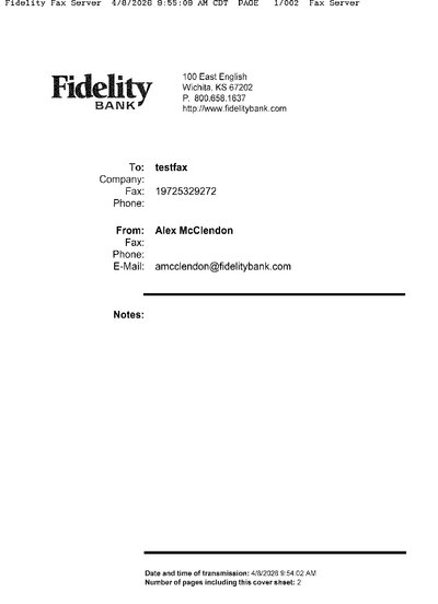 Fax from FidelityFaxServer