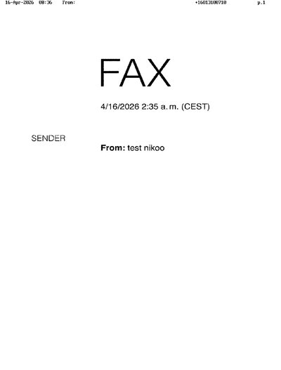 Fax from +168*****710