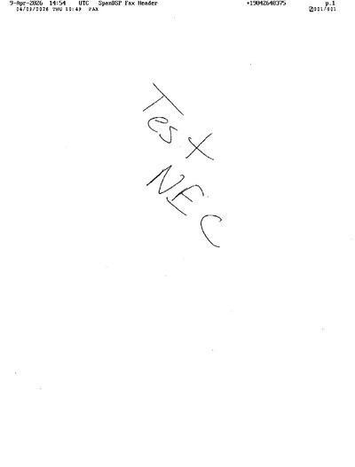 Fax from +190*****375