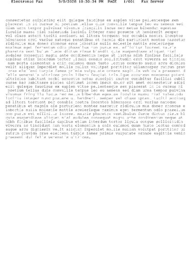 Fax from ElectronicFax